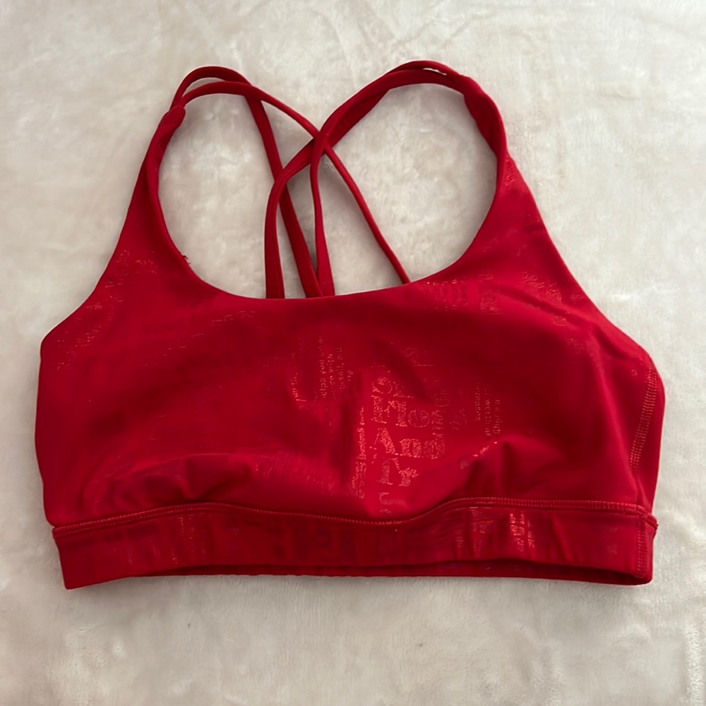 Limited Edition Lululemon Lunar New Year Energy Bra